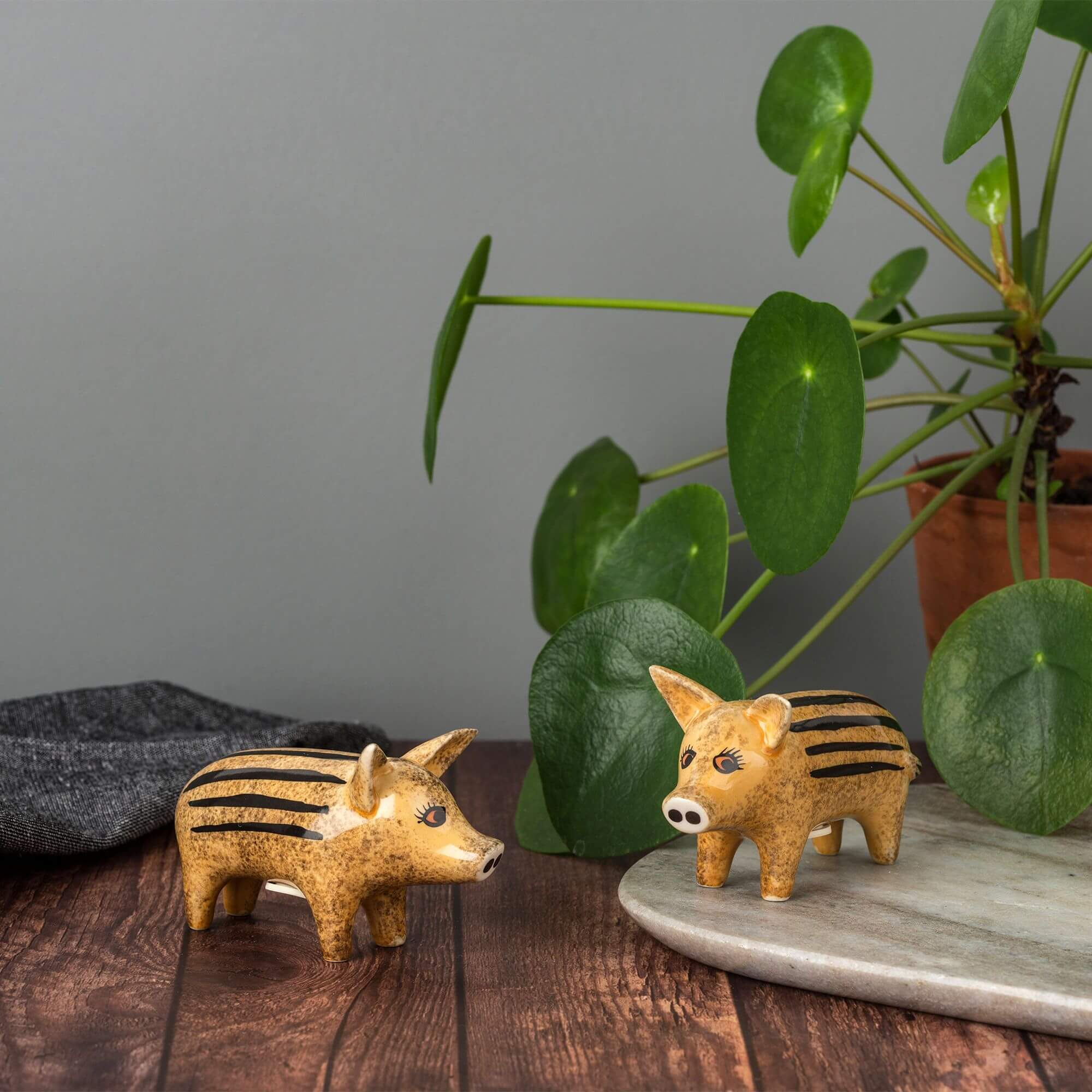 Wild Boar Piglet Salt & Pepper Shakers
