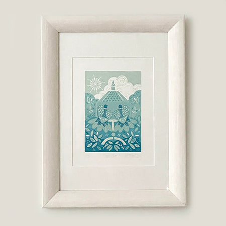 We Two | Limited Edition Linocut by Mandy Tait