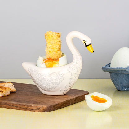White Swan Egg Cup