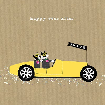 "Mr & Mr Happy Ever After" Card