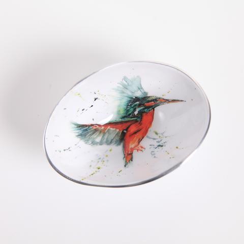 Kingfisher Small Oval Bowl