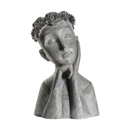 Grey stone effect, female bust, indoor planter | Red Lobster Gallery | Sheringham