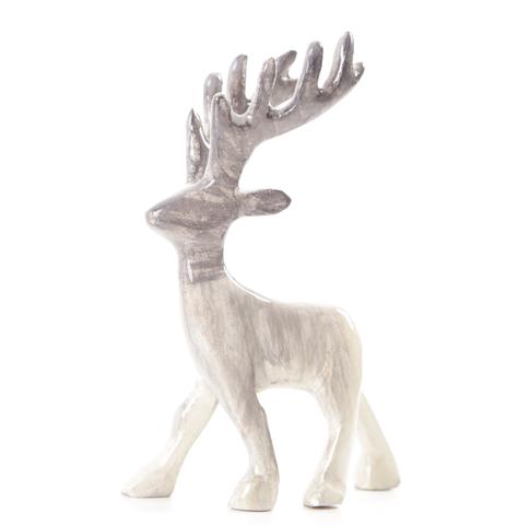Brushed Silver Stag