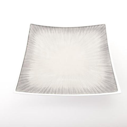 Brushed Silver Square Platter