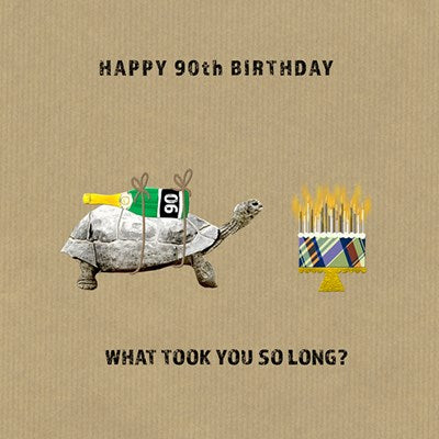 Happy 90th Birthday — What took you so long? | Card