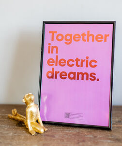 Together In Electric Dreams | A3 Streamable Music Poster